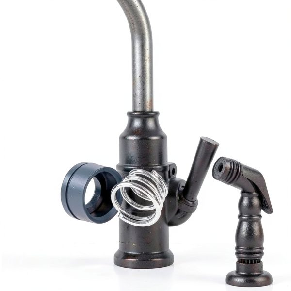 FRIDEE Faucet Seat Spring Set Black Durable Leak Repair-3