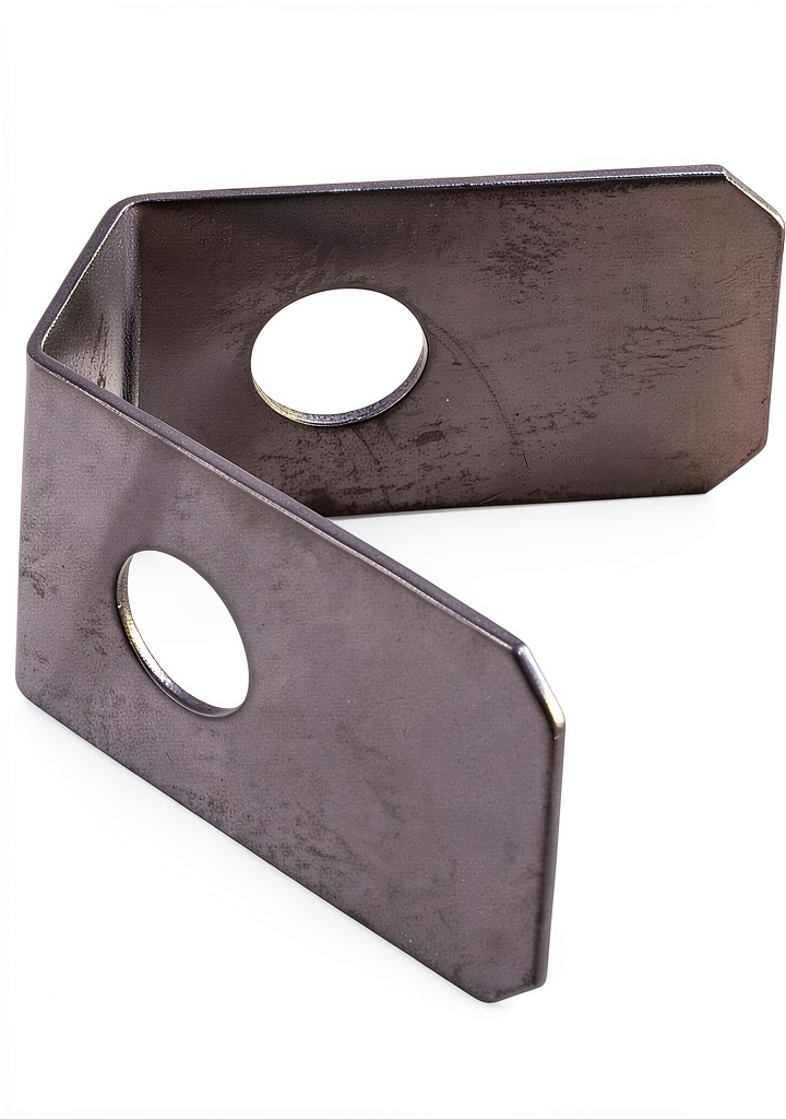 'Delta Faucet Clip shown with dimensions and silver finish'