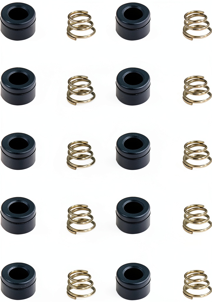 'FRIDEE faucet seat and spring set components displayed on a workbench'