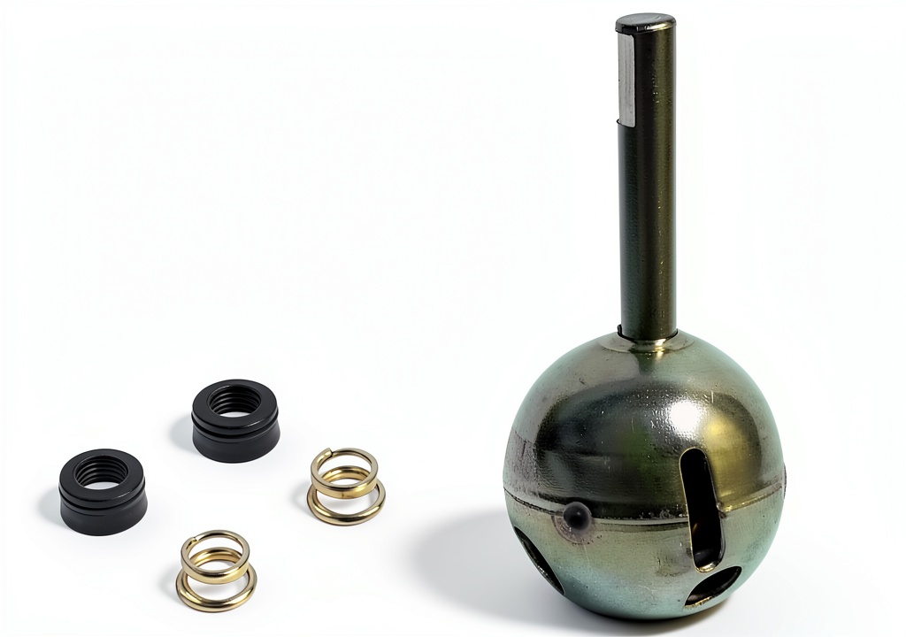 Delta faucet seat spring set components on a workbench
