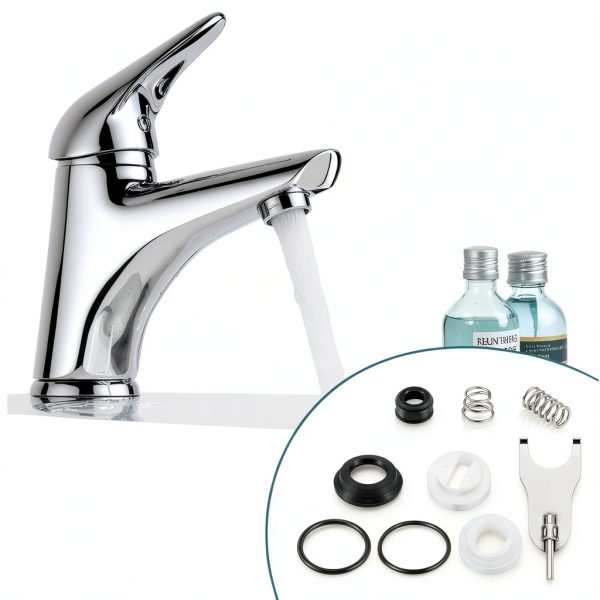 Dreyoo Faucet Repair Kit Stainless Steel Easy Install-6