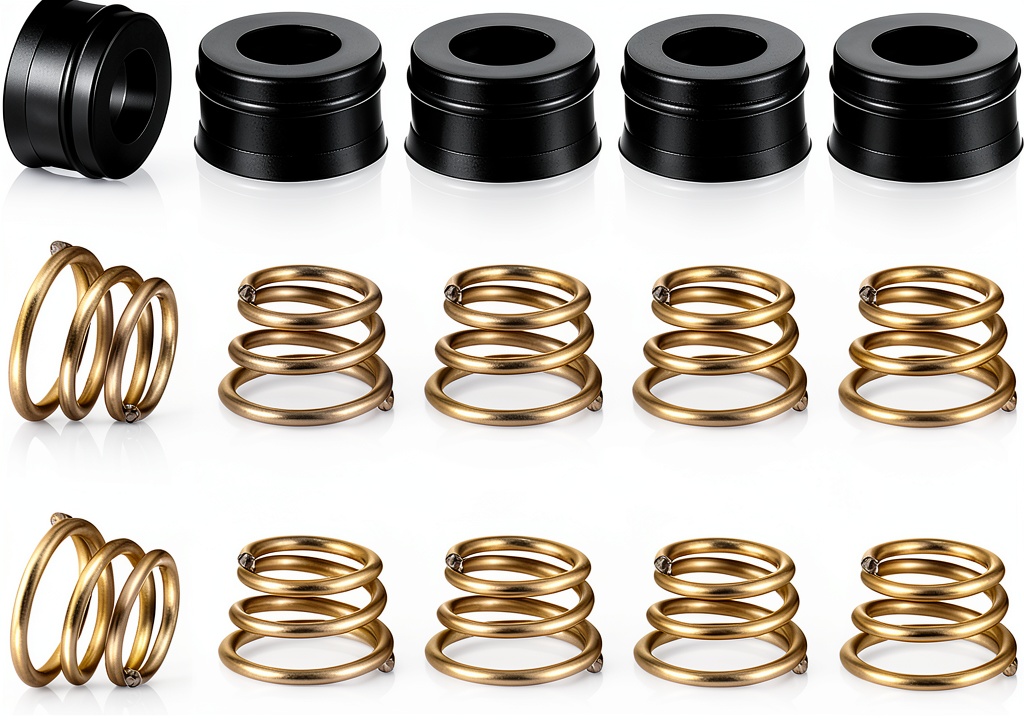 JITU Faucet Seat Spring Kit components laid out on a workbench