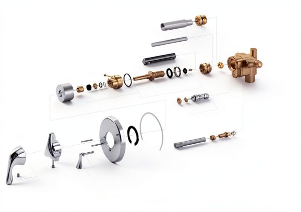 Replacement Seat Kit Symmons Brass Faucet Gold-1