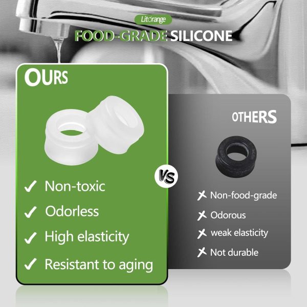 Faucet Repair Kit Litorange Food Grade Silicone-3