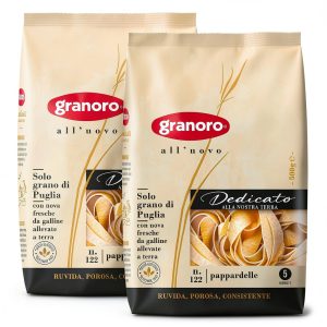 Granoro Pappardelle Egg Noodles Italian Pasta 2-Pack-0