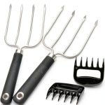 Stainless Steel Meat Fork MTNZXZ Polished Design-0