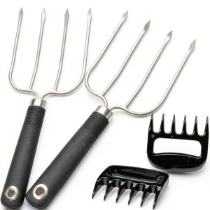 Stainless Steel Meat Fork MTNZXZ Polished Design-0