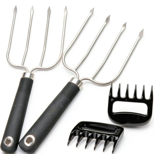 Stainless Steel Meat Fork MTNZXZ Polished Design-0