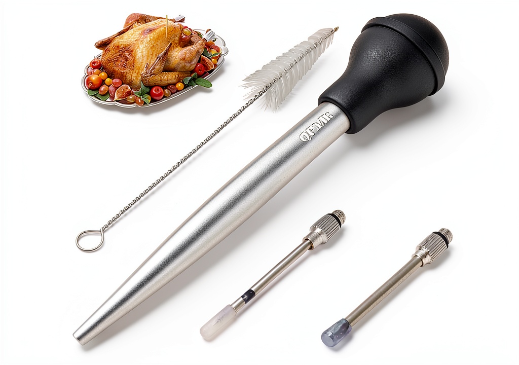 QPMR High Quality Turkey Baster in use