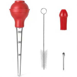 Mikim Large Turkey Baster Set Kitchen Tool-0