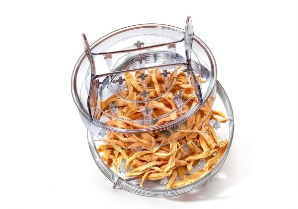 MANBA Clear Plastic Kitchen Shredder for Easy Shredding-5