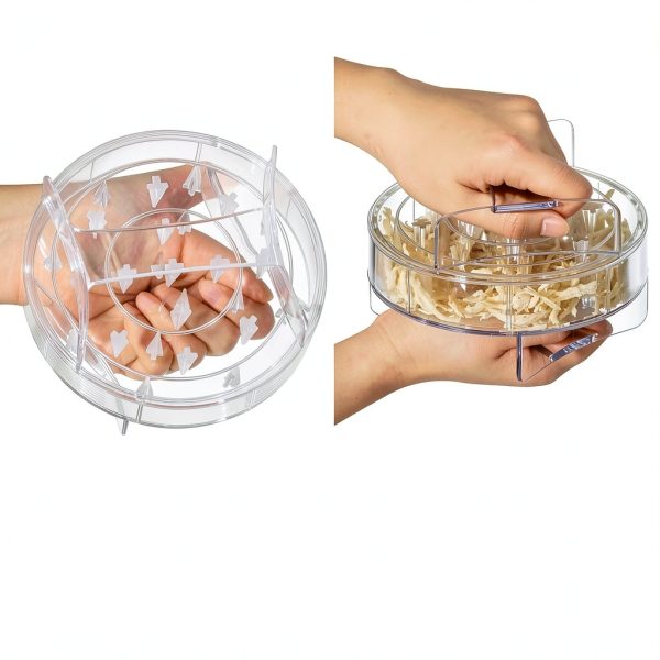 MANBA Clear Plastic Kitchen Shredder for Easy Shredding-3