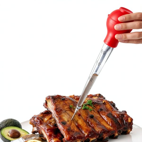 Mikim Large Turkey Baster Set Kitchen Tool-4