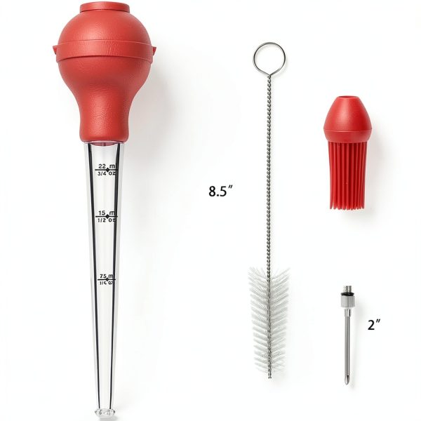 Mikim Large Turkey Baster Set Kitchen Tool-5