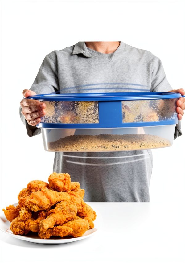 Cook's Choice Better Breader Bowl Set 1000ml Durable Dishwasher Safe-4