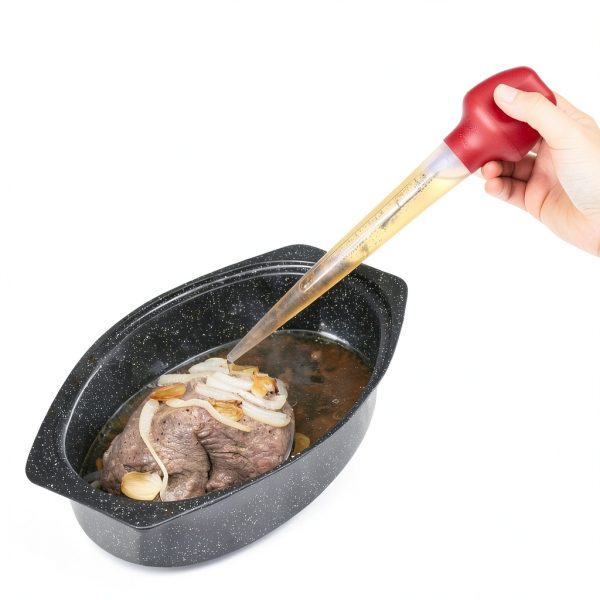 GoodCook Red Plastic Basting Bulb 11.5in Meat Poultry Baster 10800-7