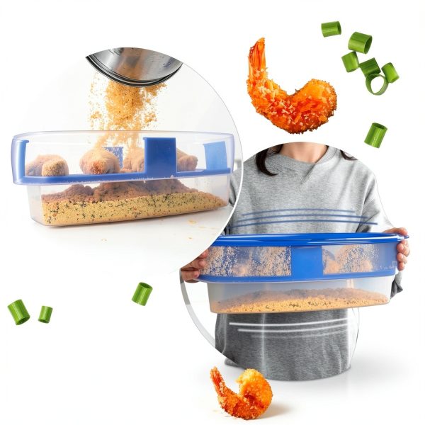 Cook's Choice Better Breader Bowl Set 1000ml Durable Dishwasher Safe-3