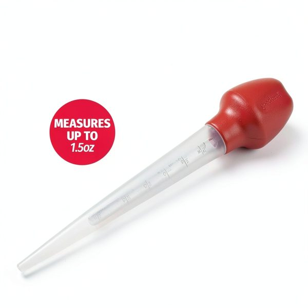 GoodCook Red Plastic Basting Bulb 11.5in Meat Poultry Baster 10800-5