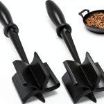 Meat Masher PGYARD Nylon Kitchen Tool 5 Blade 2 Pack Aqua-0