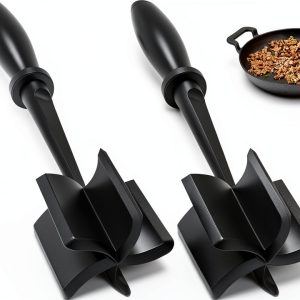 Meat Masher PGYARD Nylon Kitchen Tool 5 Blade 2 Pack Aqua-0