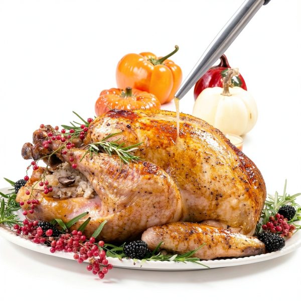 Zulay Kitchen Stainless Steel Turkey Baster Dual Needle 5.5oz Classic-8