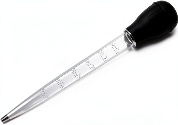 Chef Craft 11.5 Inch Black Meat Baster with Clear Tube Model 21358-0