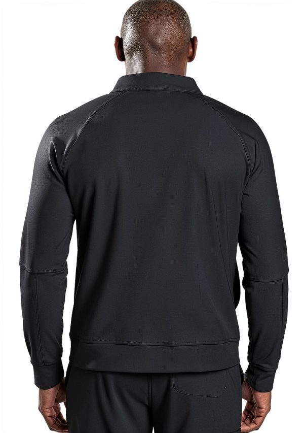 Cherokee Scrub Jacket Men Zip Front 360° Stretch 3 Pocket CK333-3