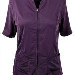 CHARLENE Personalized Haley Jacket with Logo Embroidery | Stylist, Barber, Groomer, Smock, Makeup Artist for Men & Women-0