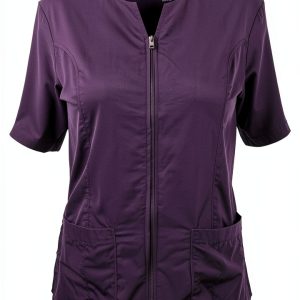 CHARLENE Personalized Haley Jacket with Logo Embroidery | Stylist, Barber, Groomer, Smock, Makeup Artist for Men & Women-0
