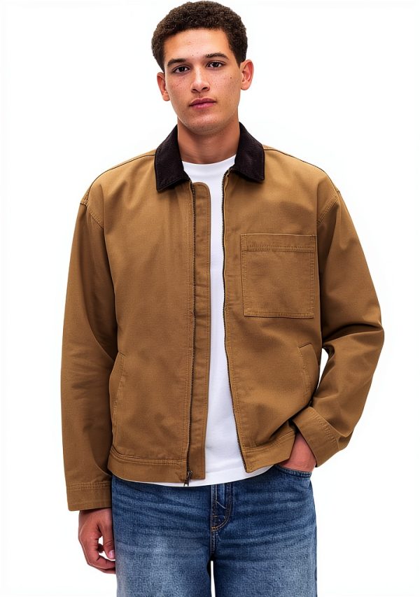 GAP mens Workwear Jacket Modern Bronze Machine Washable Sizes S‑XL-0