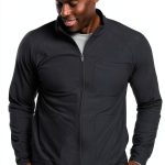Cherokee Scrub Jacket Men Zip Front 360° Stretch 3 Pocket CK333-0