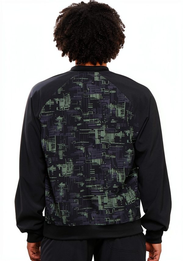 Cherokee Infinity Men Warm Up Scrubs Jacket Zip Front Bomber CK311-2