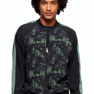 Cherokee Infinity Men Warm Up Scrubs Jacket Zip Front Bomber CK311-0