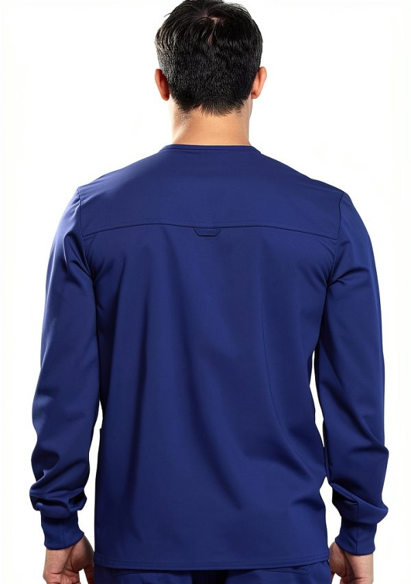 Cherokee Men Warm Up Scrubs Jacket WW380 Galaxy Blue XX Large-3
