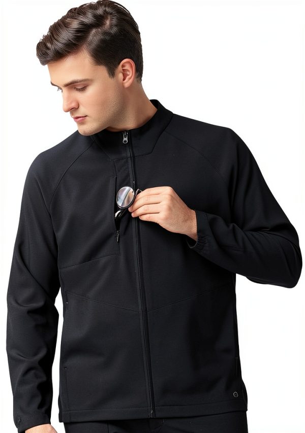 WonderWink Mens Zip-front Warm-up JacketZip-Front Warm-Up Jacket-0