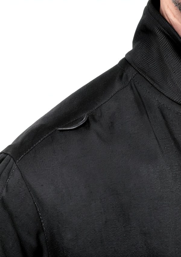 Med Couture Men's Warm-Up Jacket with 3 Pockets, Zip Front Closure and 2-Way Stretch Fabric - MC7678-1