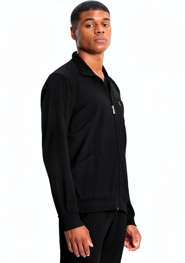 Cherokee Infinity Mens Zip Front Scrub Jacket CK305A Moisture Wicking-4