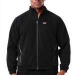 FIGS Cobaki Scrub Jacket Men 5 Pockets Lining Comfort Black-0