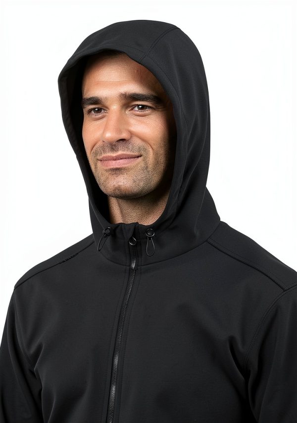Carhartt Scrubs C84023 Rugged Flex Fit Bonded Fleece Hoodie Black-5