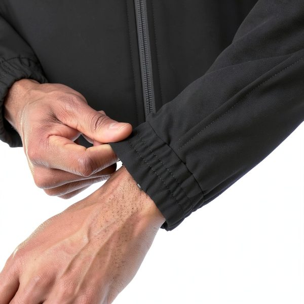 FIGS Cobaki Scrub Jacket Men 5 Pockets Lining Comfort Black-7