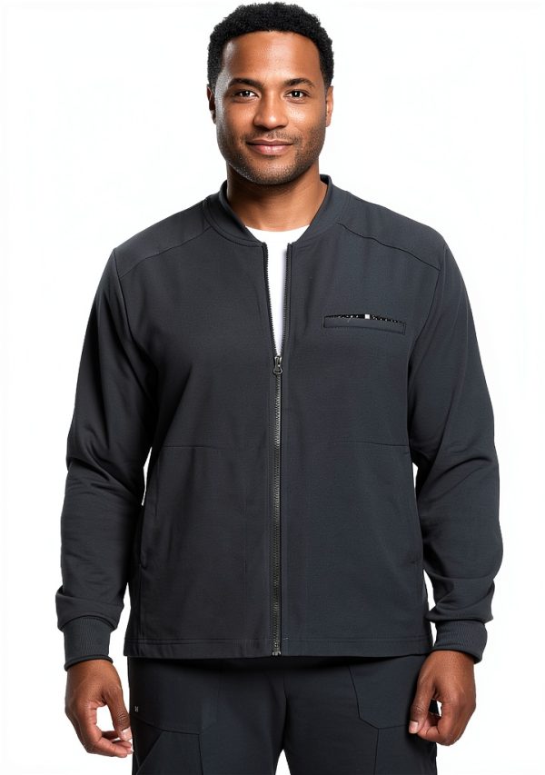 KOI Next Gen Ready Set Go mens 5-Pocket Jacket Charcoal Large-0