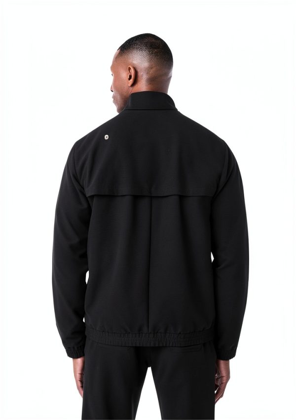 FIGS Cobaki Scrub Jacket Men 5 Pockets Lining Comfort Black-2