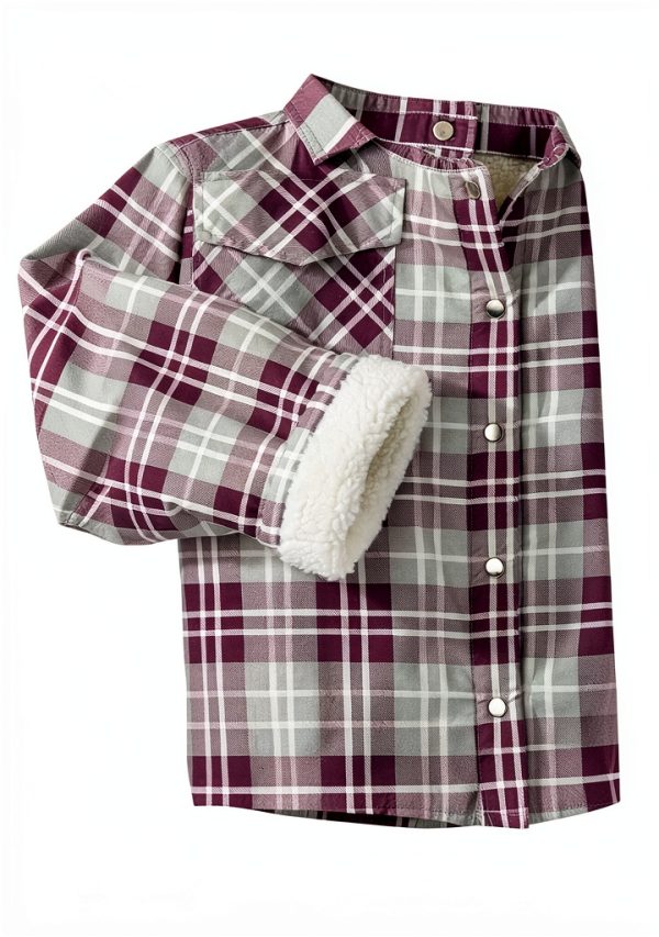 Men’s Magnet Close Adaptive Sherpa Lined Shirt Jacket-3