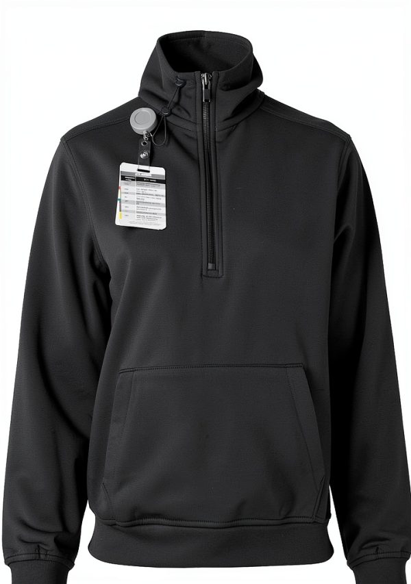Carhartt Scrubs C84023 Rugged Flex Fit Bonded Fleece Hoodie Black-6