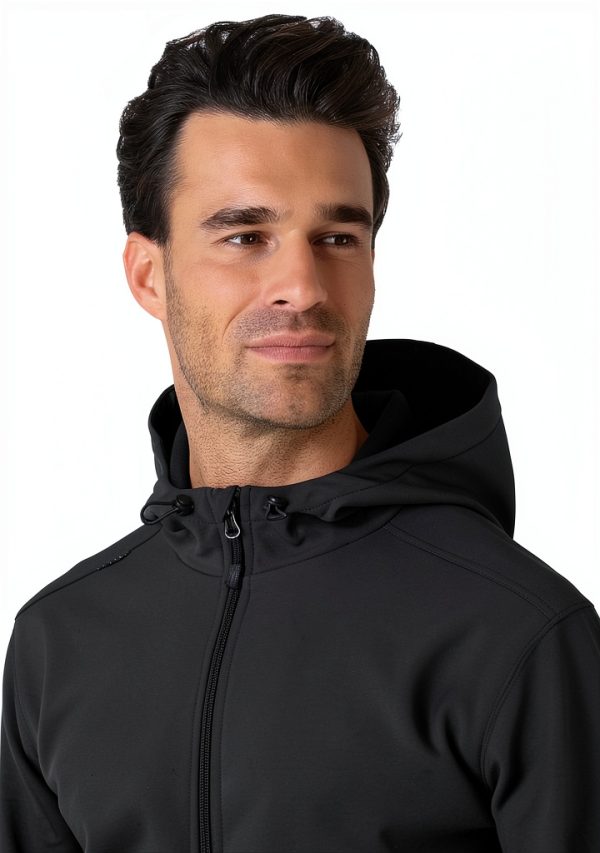 Carhartt Scrubs C84023 Rugged Flex Fit Bonded Fleece Hoodie Black-4