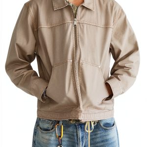 AEROPOSTALE mens Mechanic Jacket Fungi Large Classic Fit Canvas-0